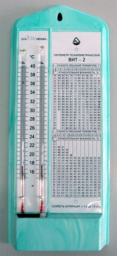 Гигрометр психрометрический  ВИТ-2 (от +15 до +40)