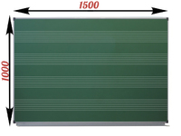 Доска школьная одноэлементная, для письма мелом, с разлинованной поверхностью (нотный стан) 1500х1000