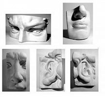 Детали лица (набор из 5 предметов)