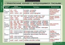 Таблицы для старшей школы по русскому языку 10 класс, 19 таблиц