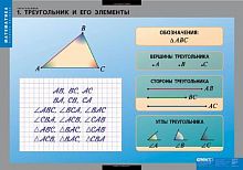 Таблицы Треугольники (14 таблиц ) (68 х98 см)