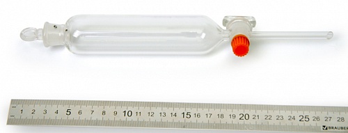 Воронка делительная цилиндрическая 60 мл Воронка делительная цилиндрическая 60 мл